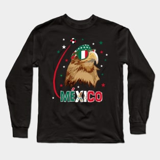 Mexico Eagle Soccer T-Shirt Long Sleeve T-Shirt